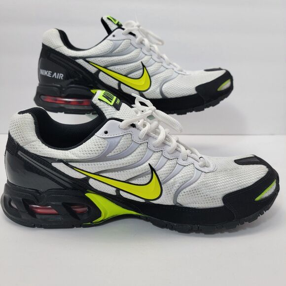Nike Torch 4 Max Air Men's White Volt CK0061-100 Tennis Running Shoes Size US 13 - Picture 2 of 8
